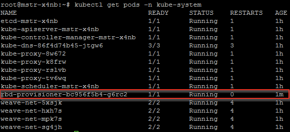 rbd-provisioner container