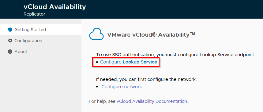 Step 3 - Configure Replicator Lookup Service