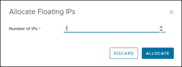 Requesting additional floating IPs