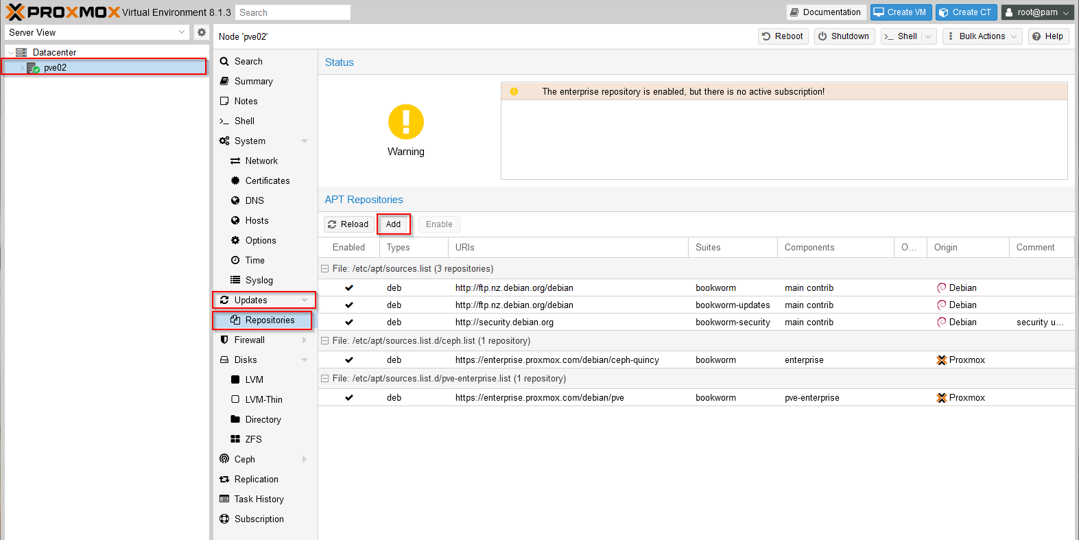 Configure Repositories